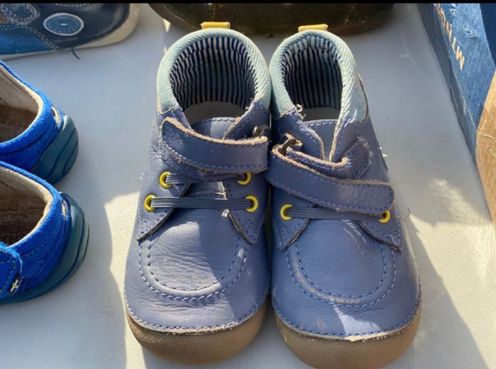 Chaussures vertbaudet bleu - photo numéro 2