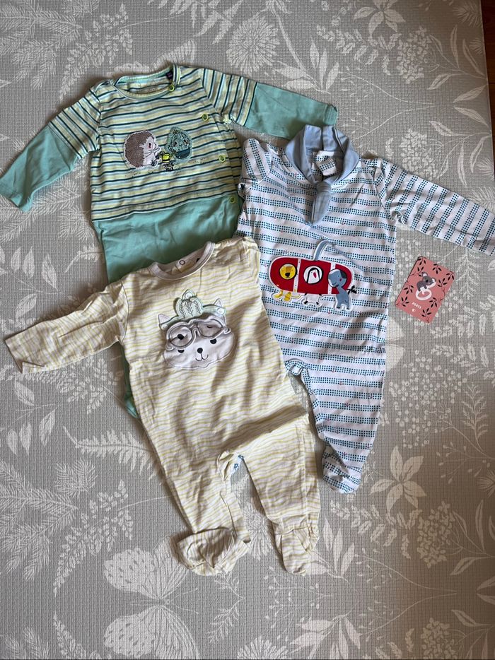 Lot de 3 pyjamas légers