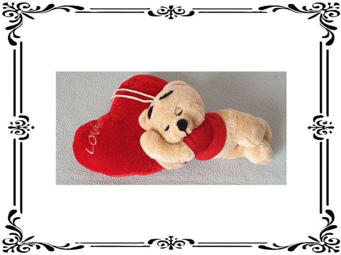 Peluche cœur.