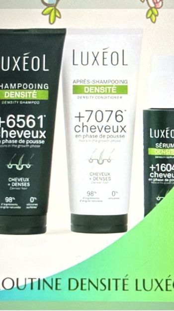Protocole Densité cheveux Luxéol 