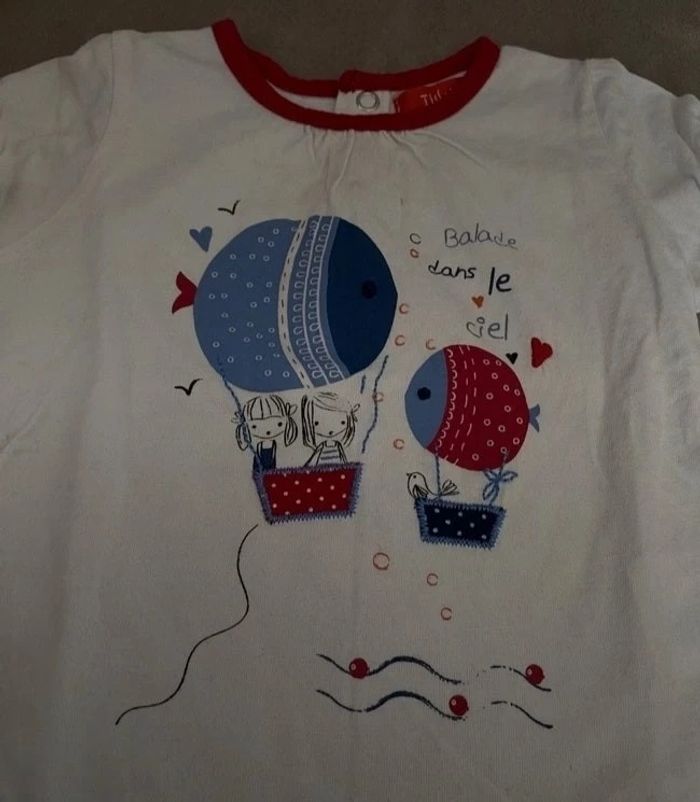 🌸 tee shirt Tissaia 12 mois - photo numéro 3