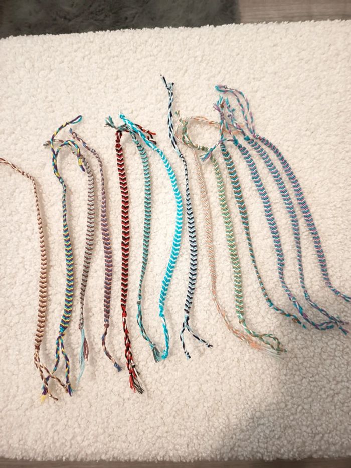 Bracelet brésilien chevrons neuf fait main personnalisable - photo numéro 2