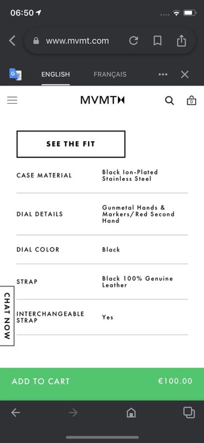 Montre Classic Black Leather MVMT - photo numéro 16