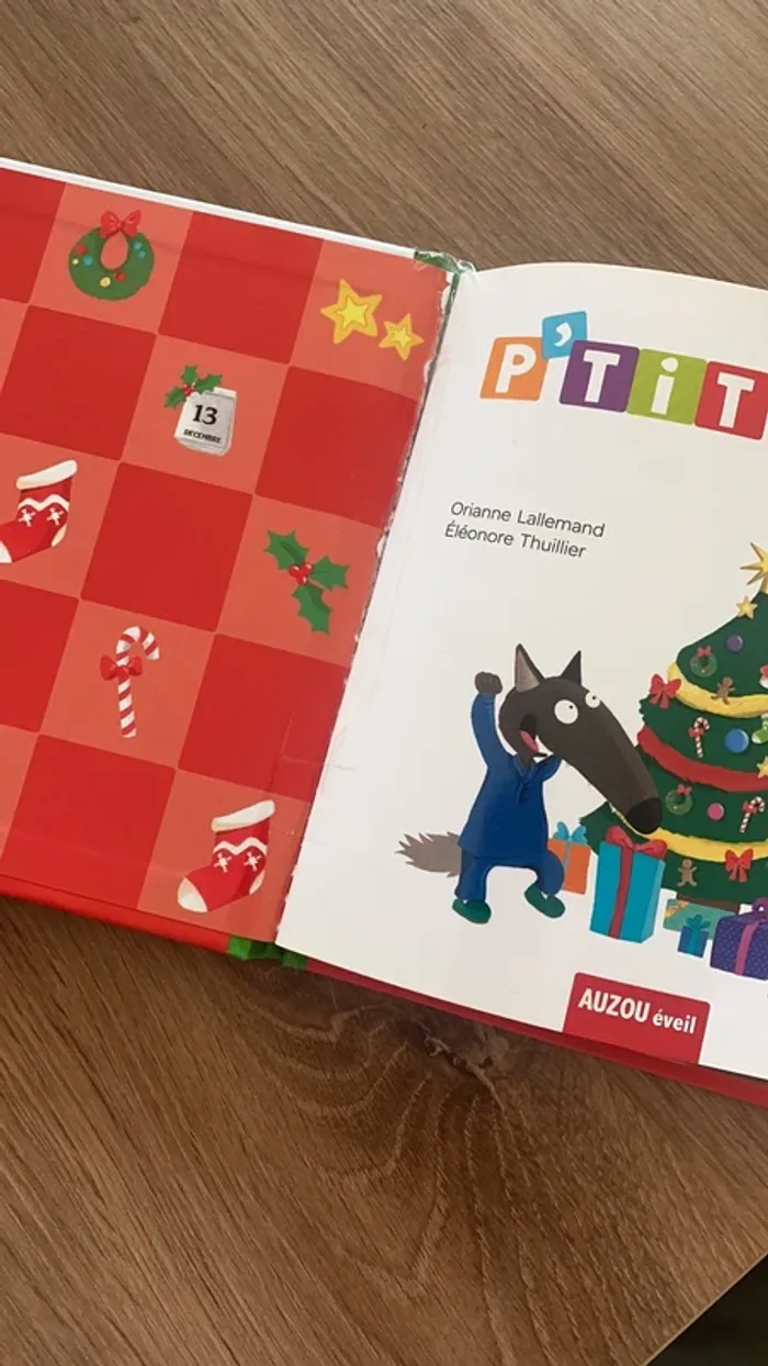 Livre petit loup prépare noël - photo numéro 4