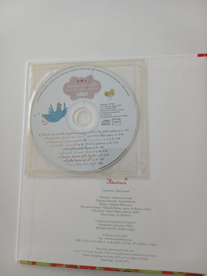 Livre CD - Pomme de Reinette et autres jolies comptines - photo numéro 7