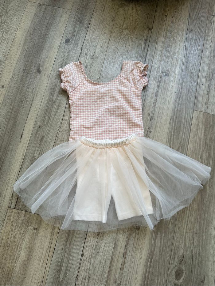 Ensemble maillot de bain body jupe tulle Zara 3/4 ans - photo numéro 2