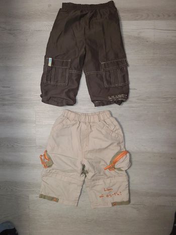 Lot de 2 pantalons 18 mois garçon