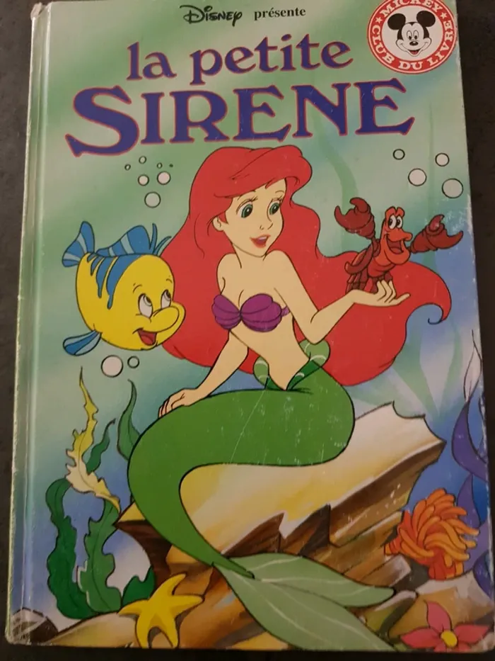 Livre la petite sirène Occasion