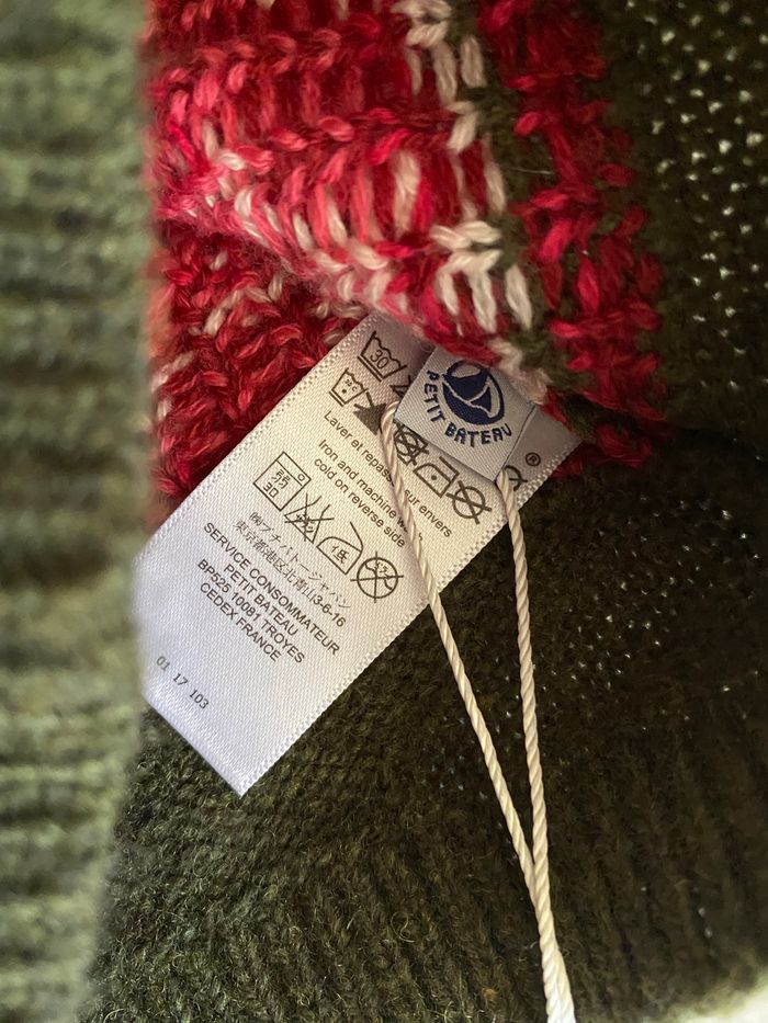 Bonnet laine petit bateau taille 51 cm 2 a 5 ans Neuf - photo numéro 3