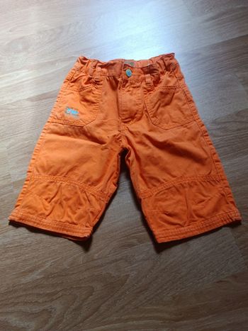 Short orange Sergent major 7 ans