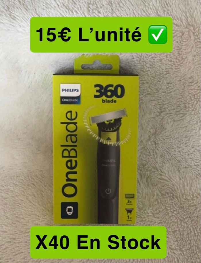 Philips One Blade 360° Neuf 3x Sabots Inclus