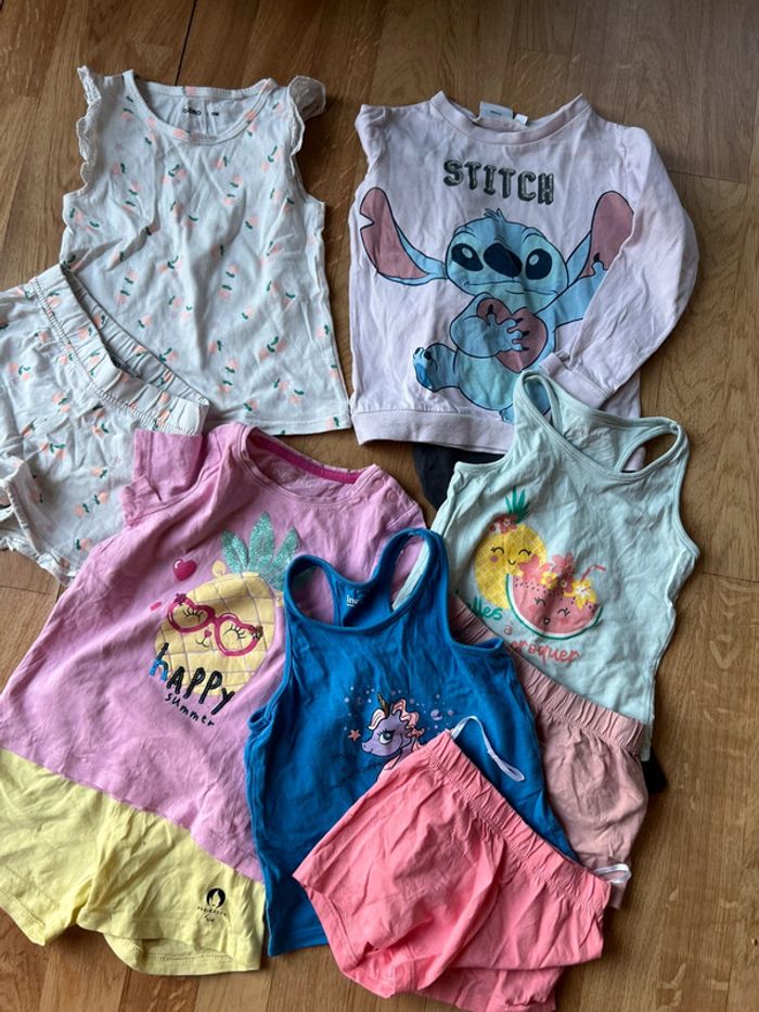 Lot de 5 pyjamas fille été taille 3 ans