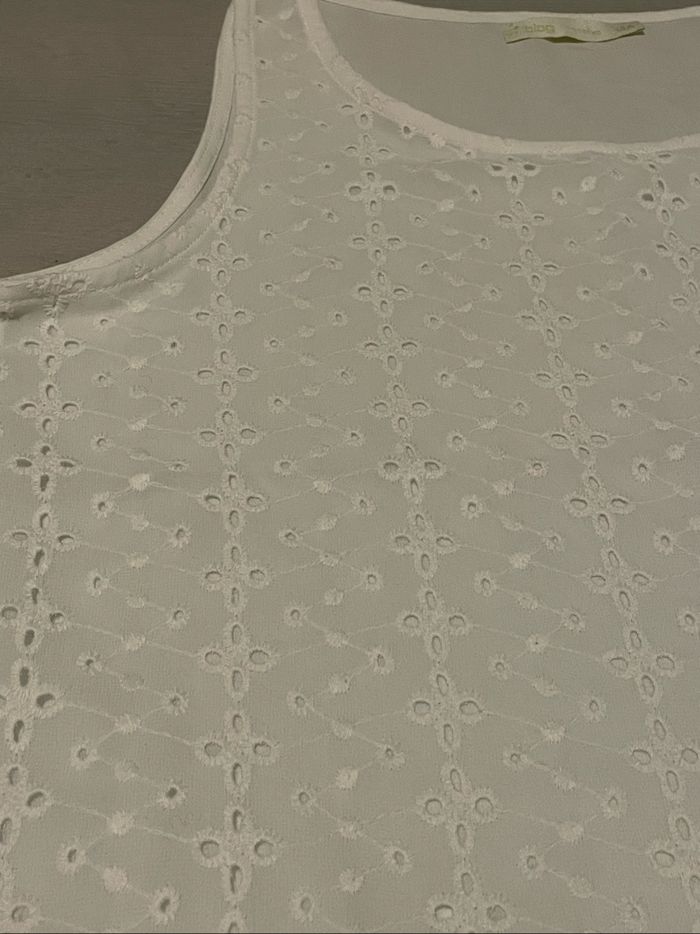 Débardeur blanc dentelle - photo numéro 2
