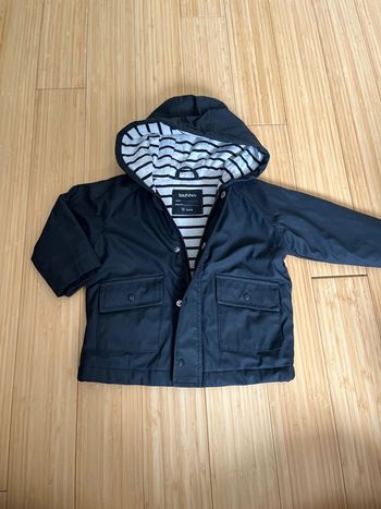 Parka bleu marine