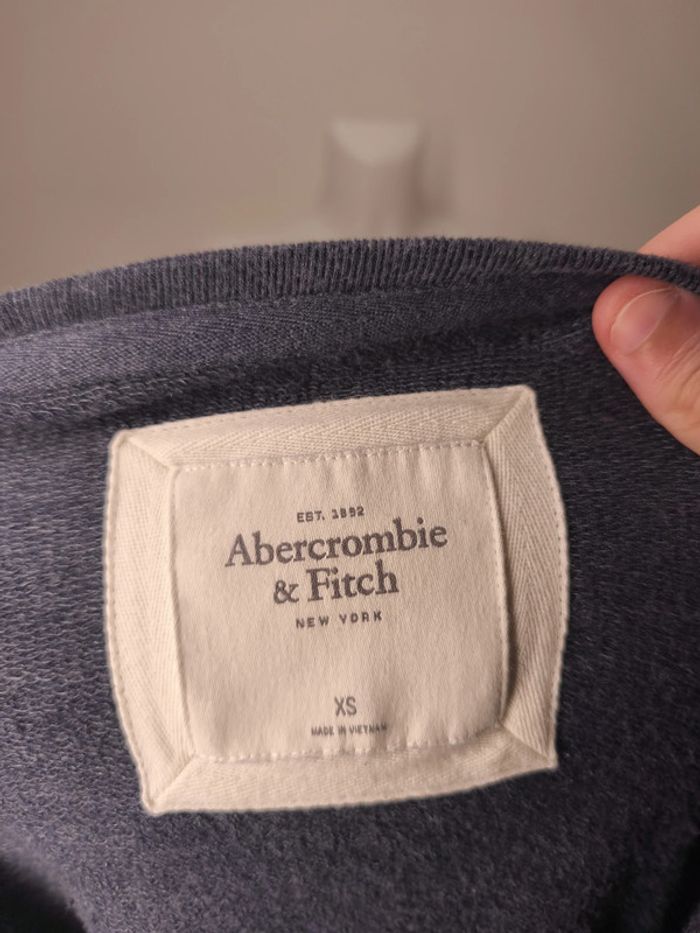 Pull Abercrombie & Fitch Femme Taille XS Gris - photo numéro 5