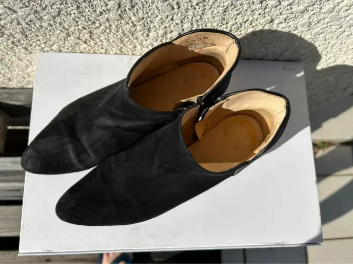 Bottines noire et pailletée T38 Mellow yellow - photo numéro 3