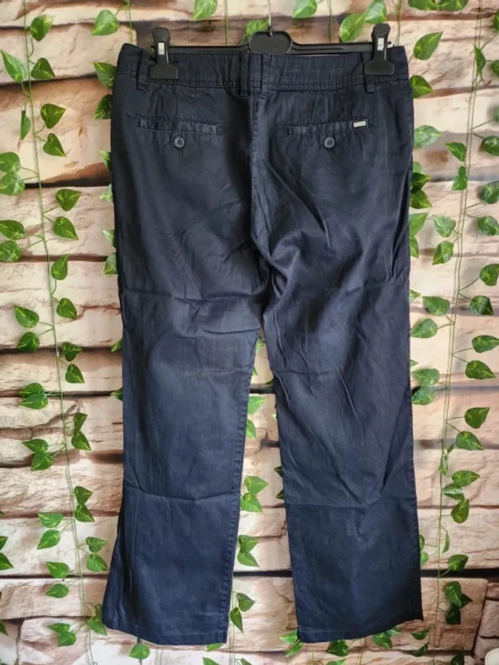 🌸Pantalon Marine Mango Basic Taille 40🌸 - photo numéro 4