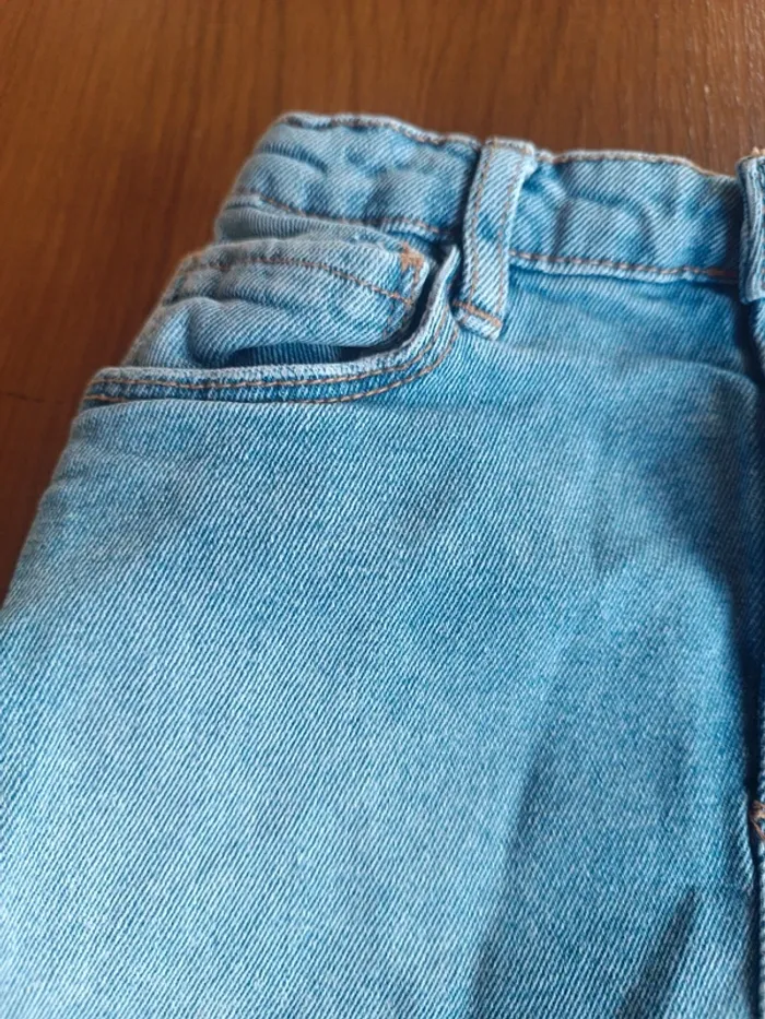 Jupe en jeans zara - photo numéro 2