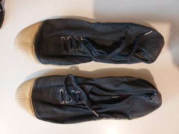 tennis bensimon à lacets bleu 38