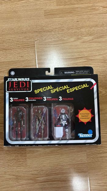 Pack Star Wars Jedi Survivor 3 Figurines