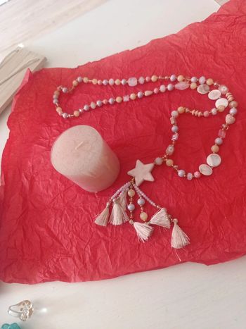 Collier sautoir neuf perles