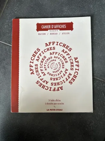 Cahier d’affiche maison, bureau, atelier