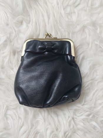 Porte monnaie simili cuir noir Forever21  TBE 👛
