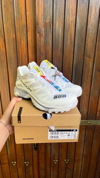 Salomon xt-4 OG Blanches White Ebony Lunar Rock - Taille 42