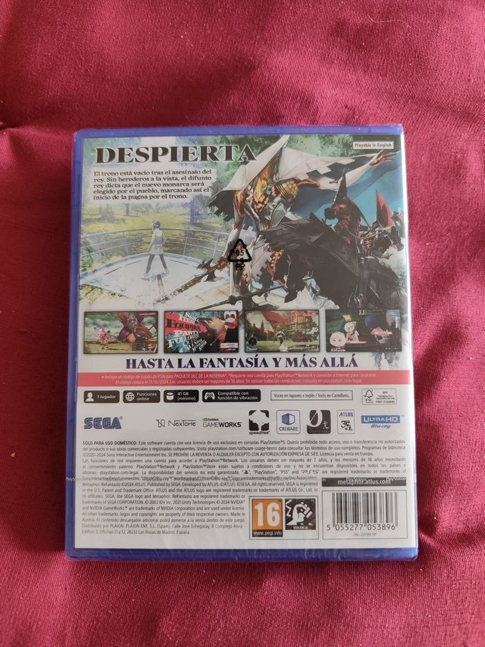 Metaphor Re Fantazio PS5 comme neuf - photo numéro 2