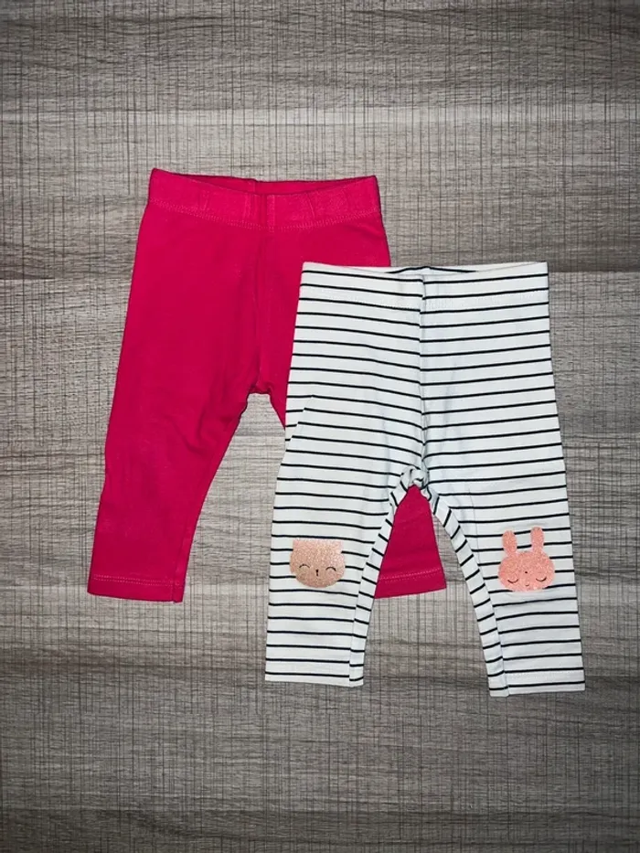 Lot de 2 leggings