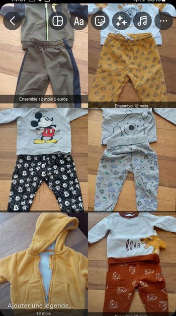Vêtements 12 mois