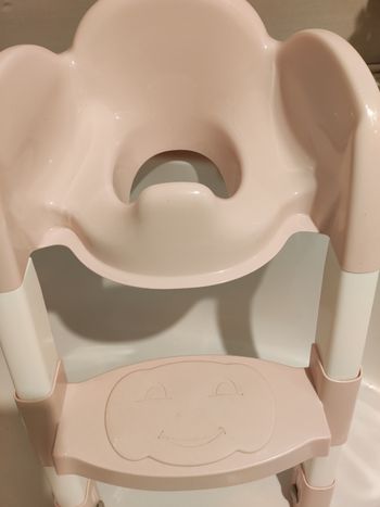 Réhausseur fille rose et blanc