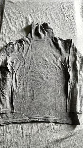 Tee-shirt manches longues col roulé garçon 10 ans
