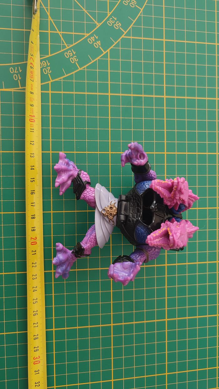 Jouet ancien vintage dans l'état Mighty Max 1994 Blue Bird Toys Double Demon Hydra Rare #SP