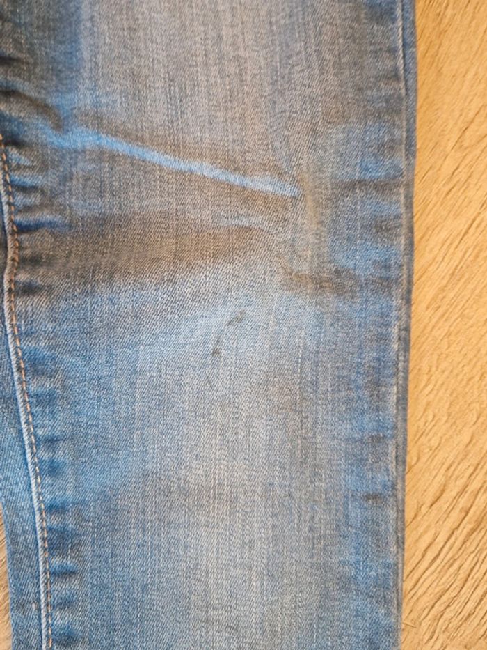 Jean skinny fille Okaidi avec ceinture taille 10 ans - photo numéro 5