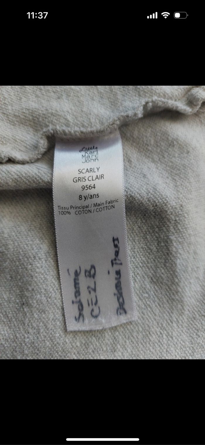 Sweat Karl Marc John taille 8 ans. - photo numéro 5