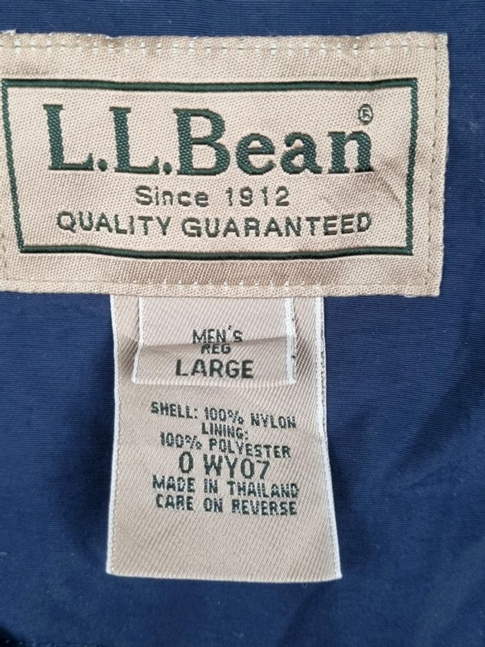 Doudoune sans manches fourrée L.L. Bean bleu marine – Taille L Hommes (mesures en photos) - photo numéro 4