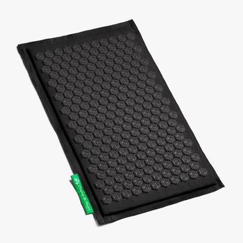 Bioloka Tapis d'Acupression Champ de Fleurs Noir / Noir NEUF