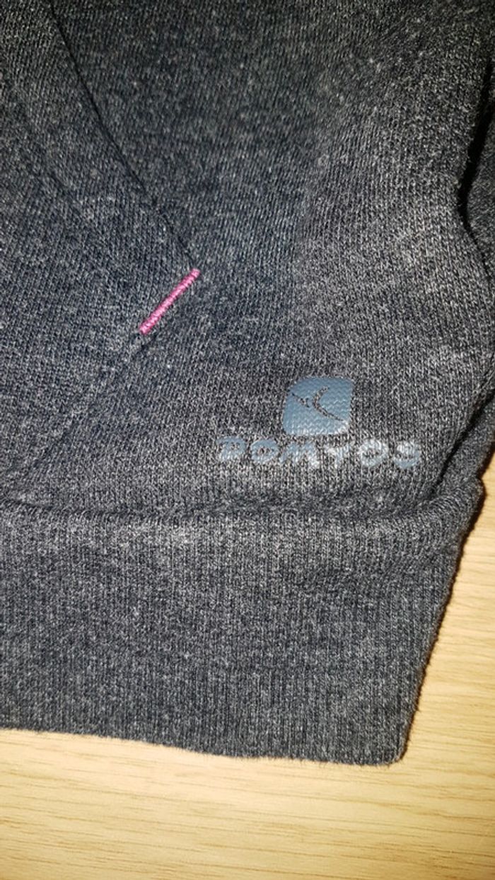 Sweat à capuche team 76 domyos decathlon 5 ans - photo numéro 3