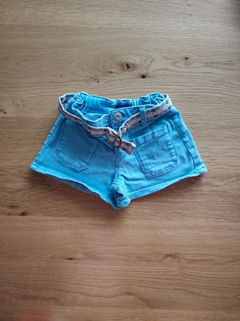 Short en jeans