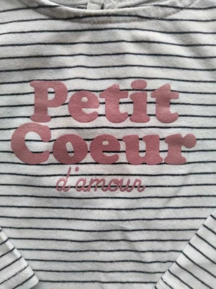 🔸 T-shirt manches longues - Kiabi 12 mois🔸 - photo numéro 2