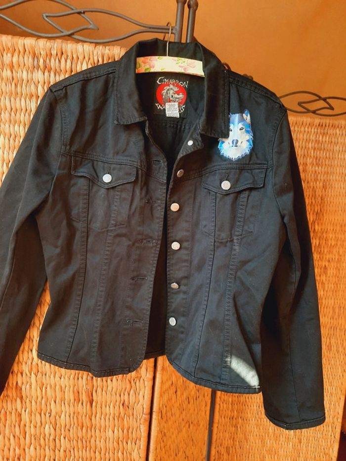 Veste Cimarron customisée loup L - photo numéro 4