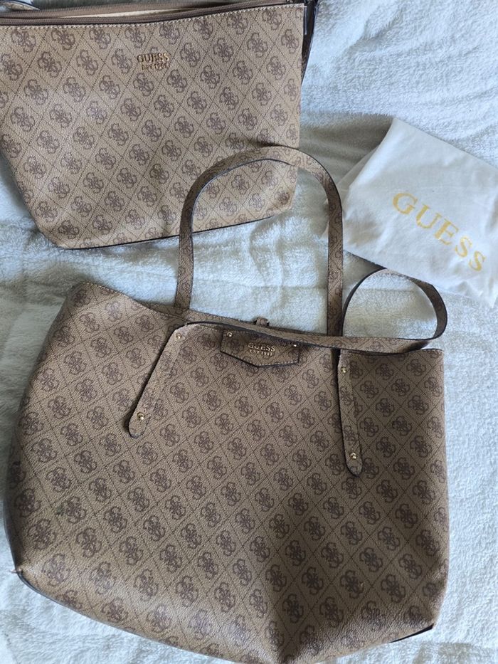 Deux sacs guess un grand et un bandoulière - photo numéro 9