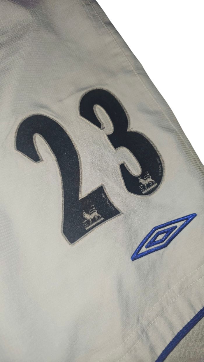 Short Football Everton - Worn Porté - 2004/2005 - photo numéro 3