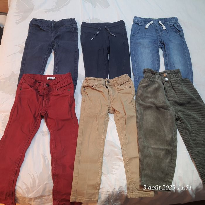 Lot pantalons légers garçon 4 ans - photo numéro 2