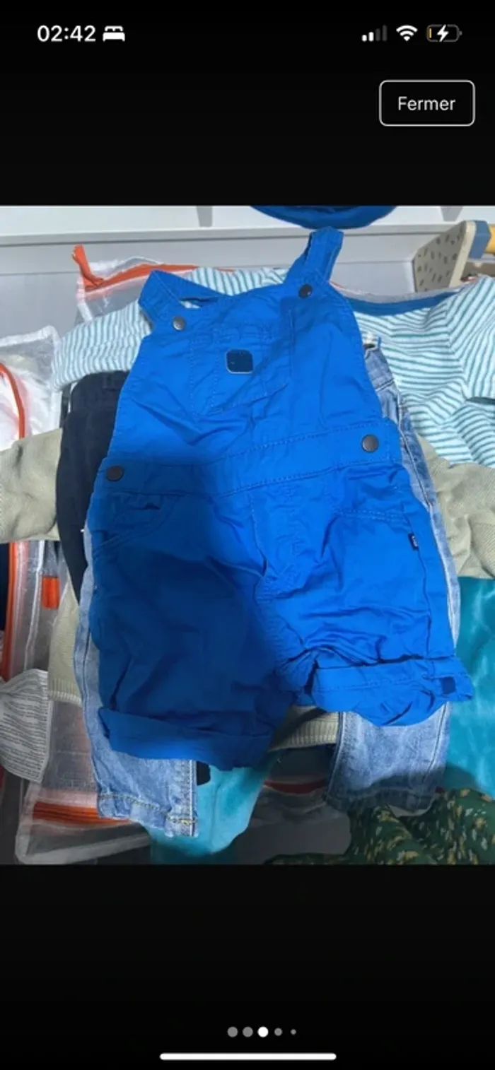 Lot vêtements bébé garçon - photo numéro 2