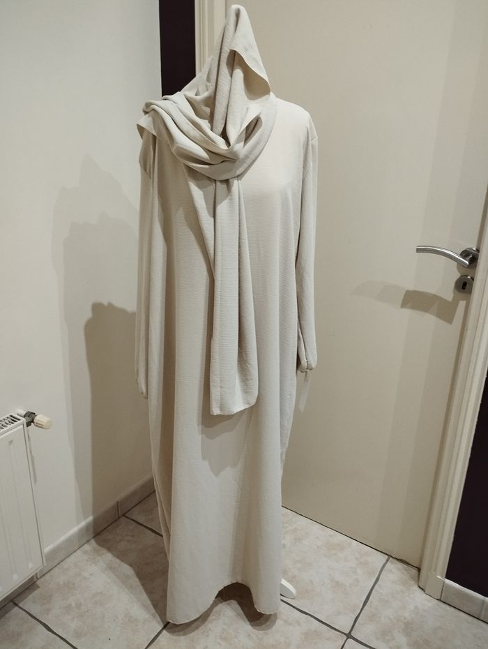 Abaya voile intégré