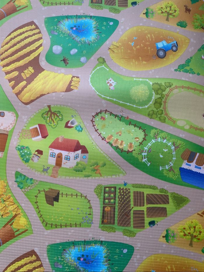 Tapis de jeu réversible bébé enfant - photo numéro 4
