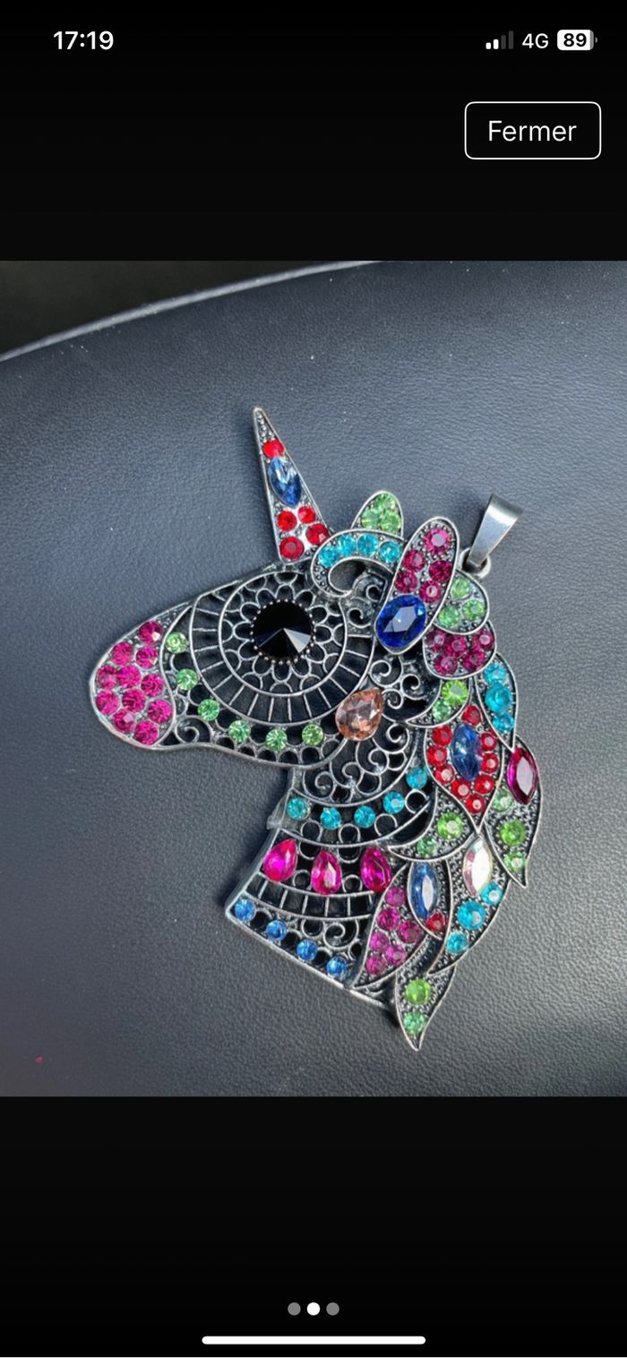 Pendentif Licorne - photo numéro 2