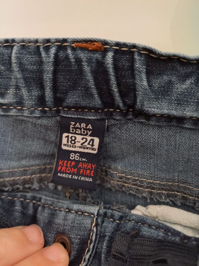Pantalon jean 18-24 mois Zara - photo numéro 2